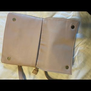 Blush pink shoulder purse